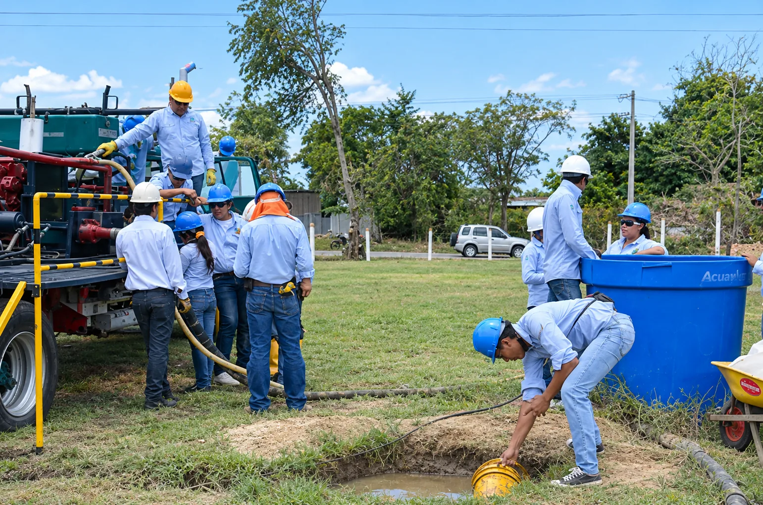 Práctica de campo en producción de hidrocarburos